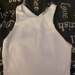 White Zara top